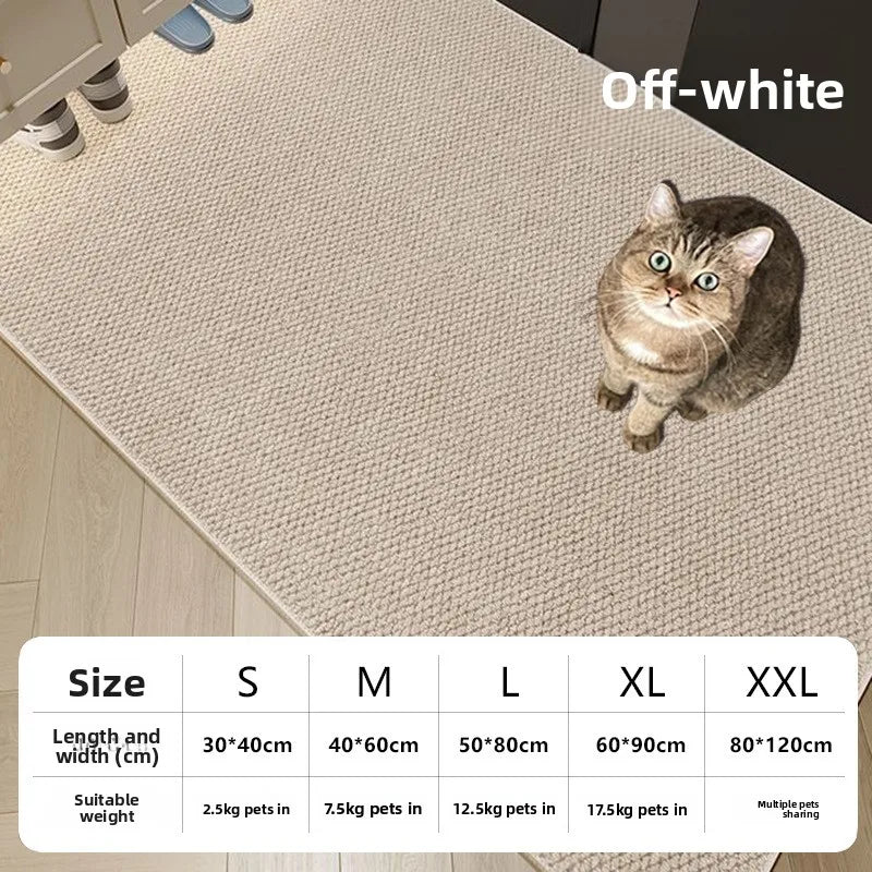 2026 1pc Cat Scratching Mat Sisal Like Wear Resistant Non Slip Stable For All Seasons Grinding Claw cat scratch